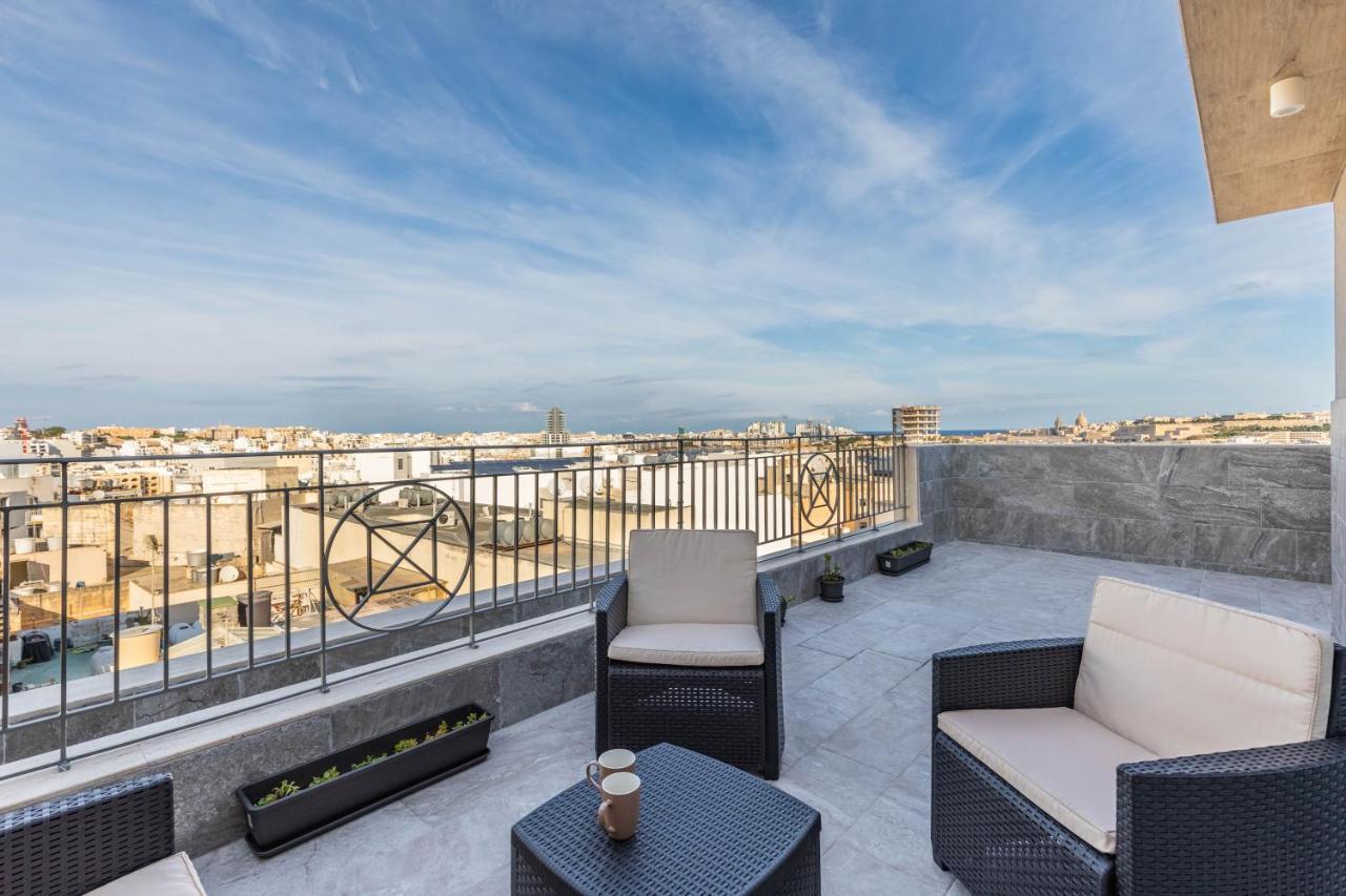 Terrace View-Stylish Two Bedrooms Fully Ac-Wifi Penthouse Msida Εξωτερικό φωτογραφία